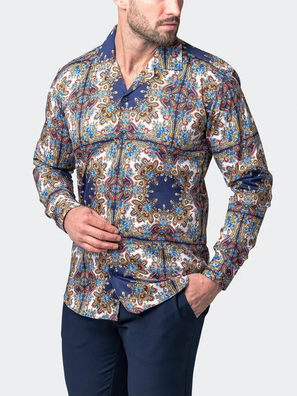 Maceoo Stretch Shirt | Archemedis Tye Multi