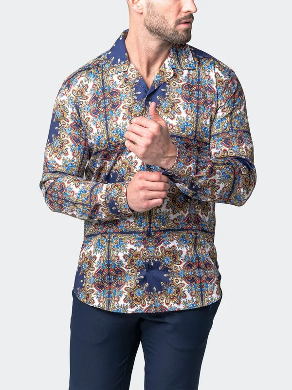 Maceoo Stretch Shirt | Archemedis Tye Multi