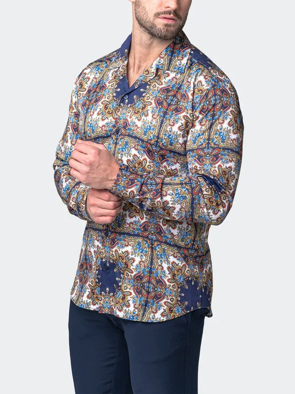 Maceoo Stretch Shirt | Archemedis Tye Multi