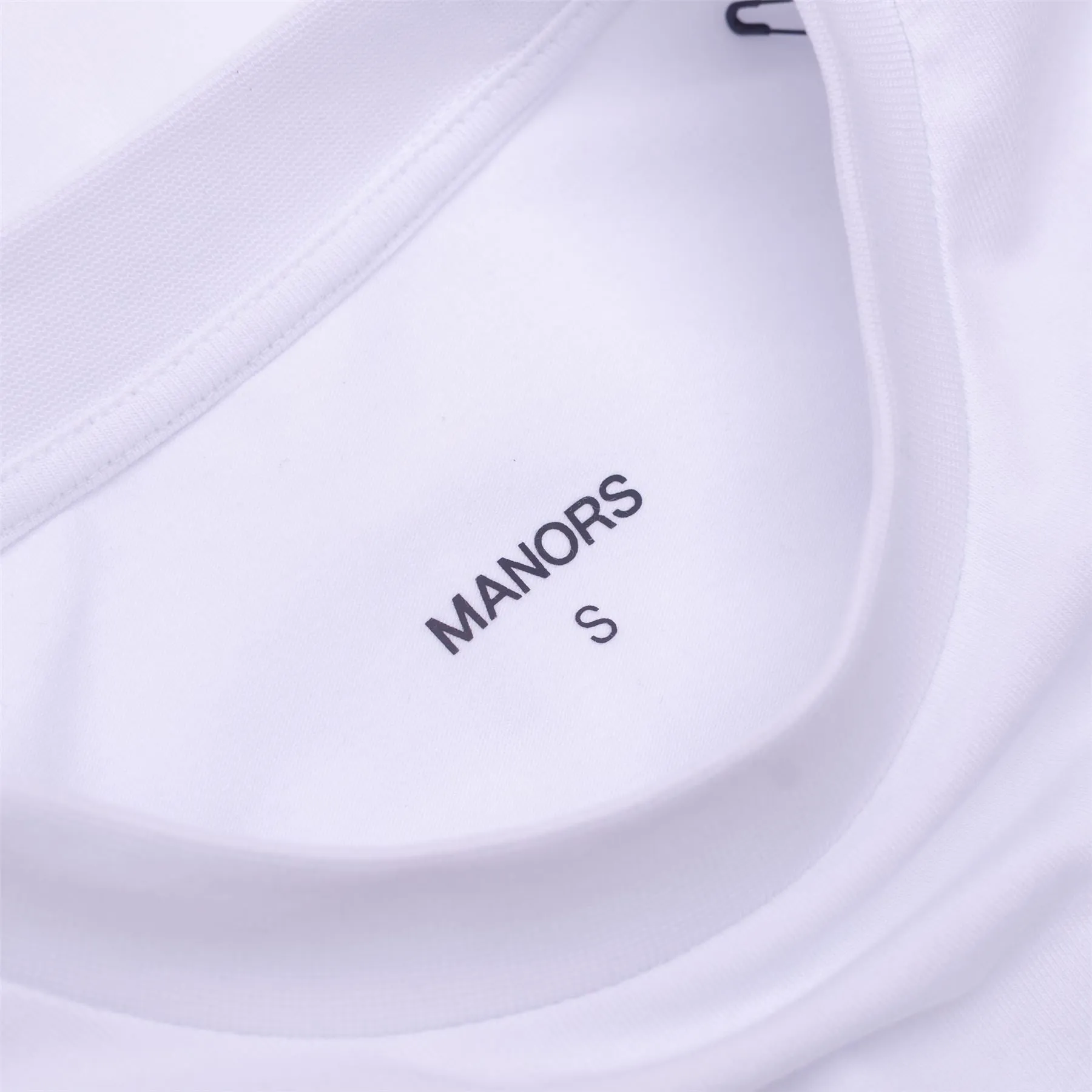 Manors Logo T-Shirt White - 2024