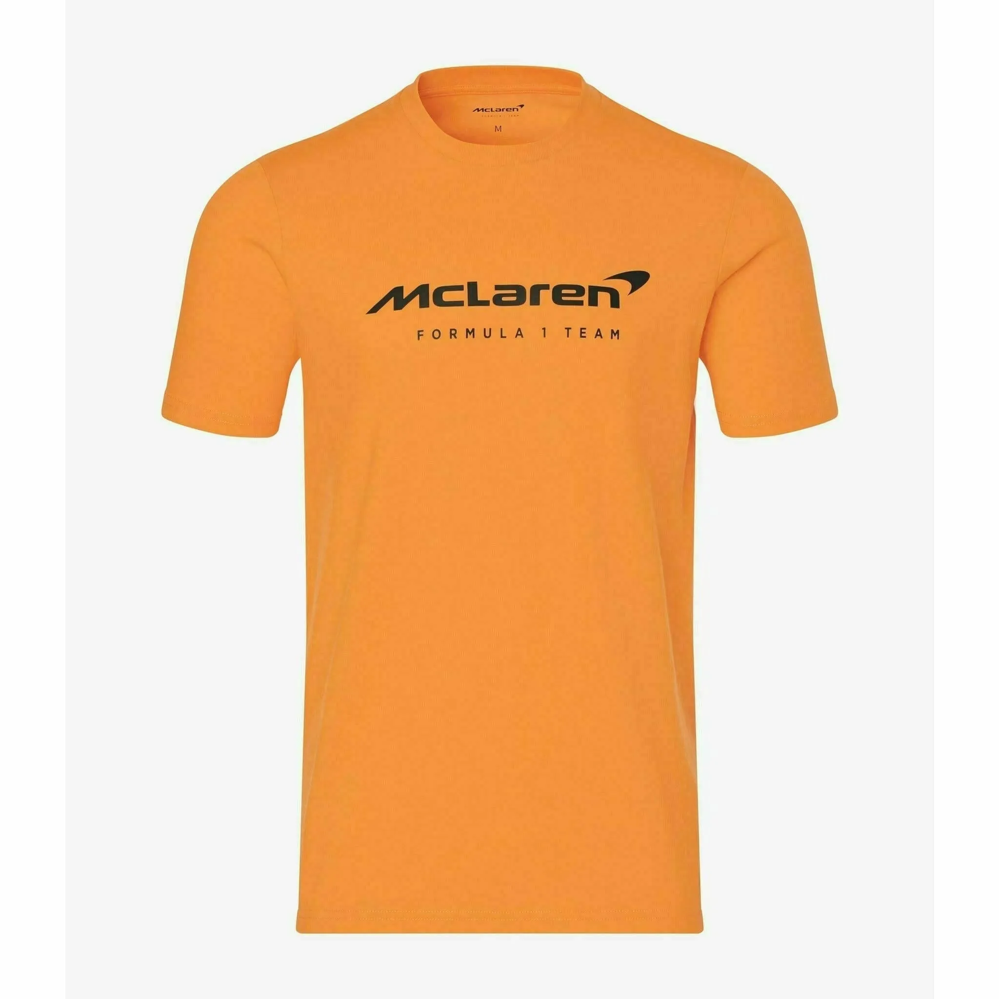 McLaren F1 Men's Core Essentials Logo T-Shirt -Black/White/Papaya/Phantom/Storm Gray/Cloud Blue