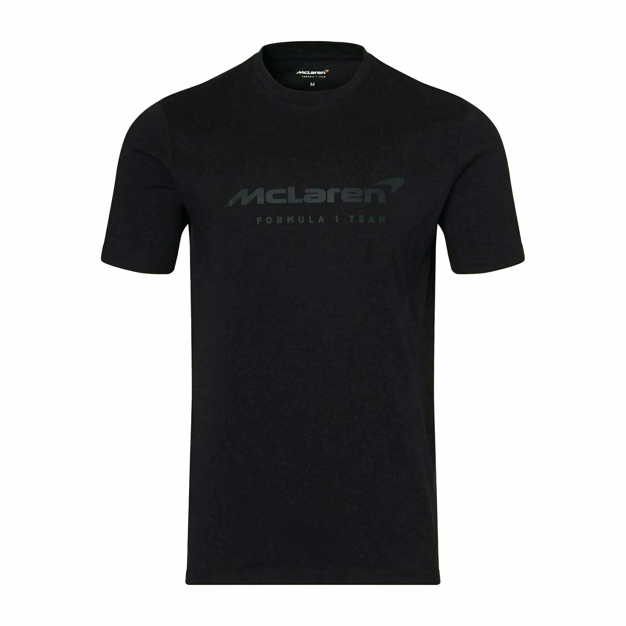 McLaren F1 Men's Core Essentials Logo T-Shirt -Black/White/Papaya/Phantom/Storm Gray/Cloud Blue