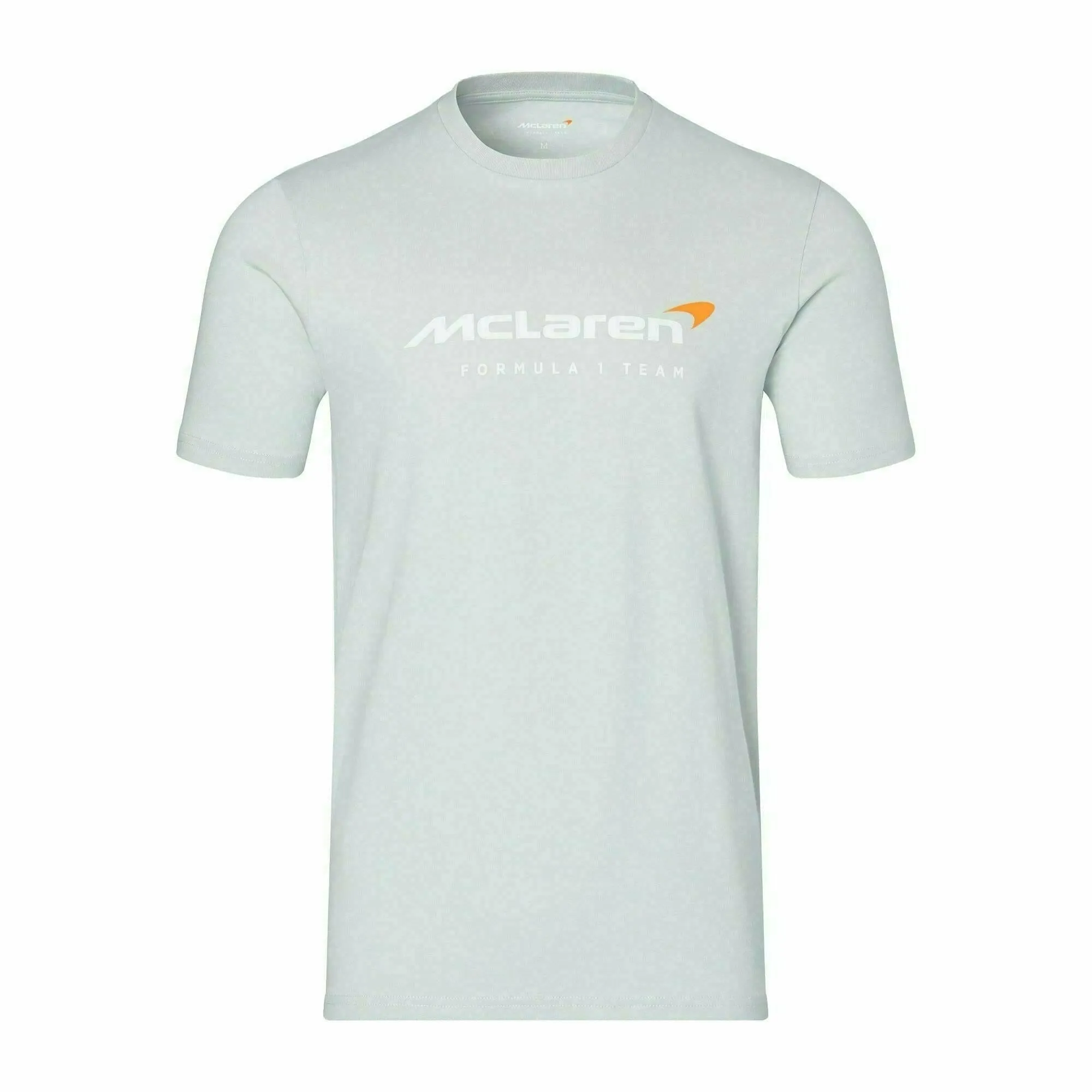 McLaren F1 Men's Core Essentials Logo T-Shirt -Black/White/Papaya/Phantom/Storm Gray/Cloud Blue