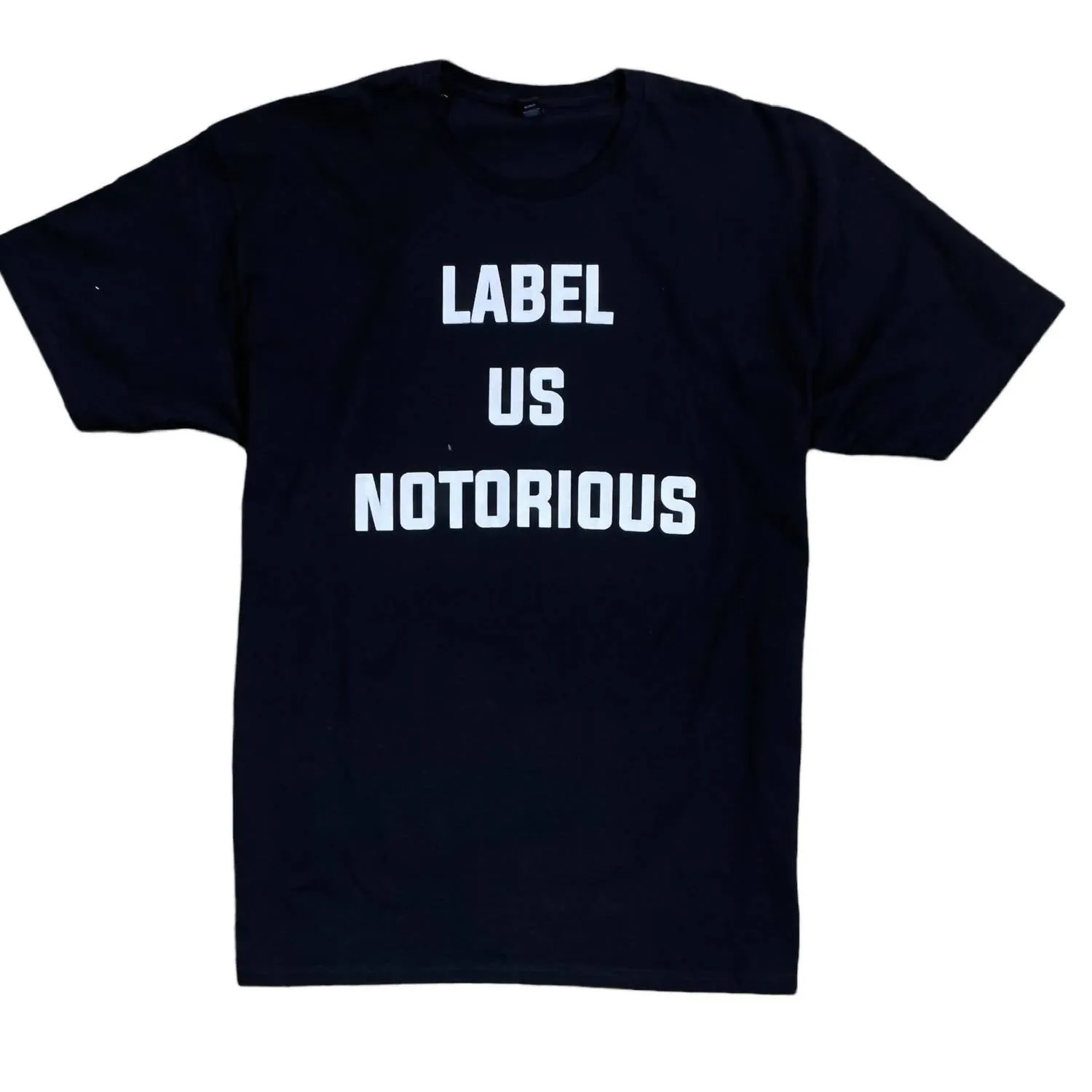 Men's Label Us Notorious T-Shirt In Black