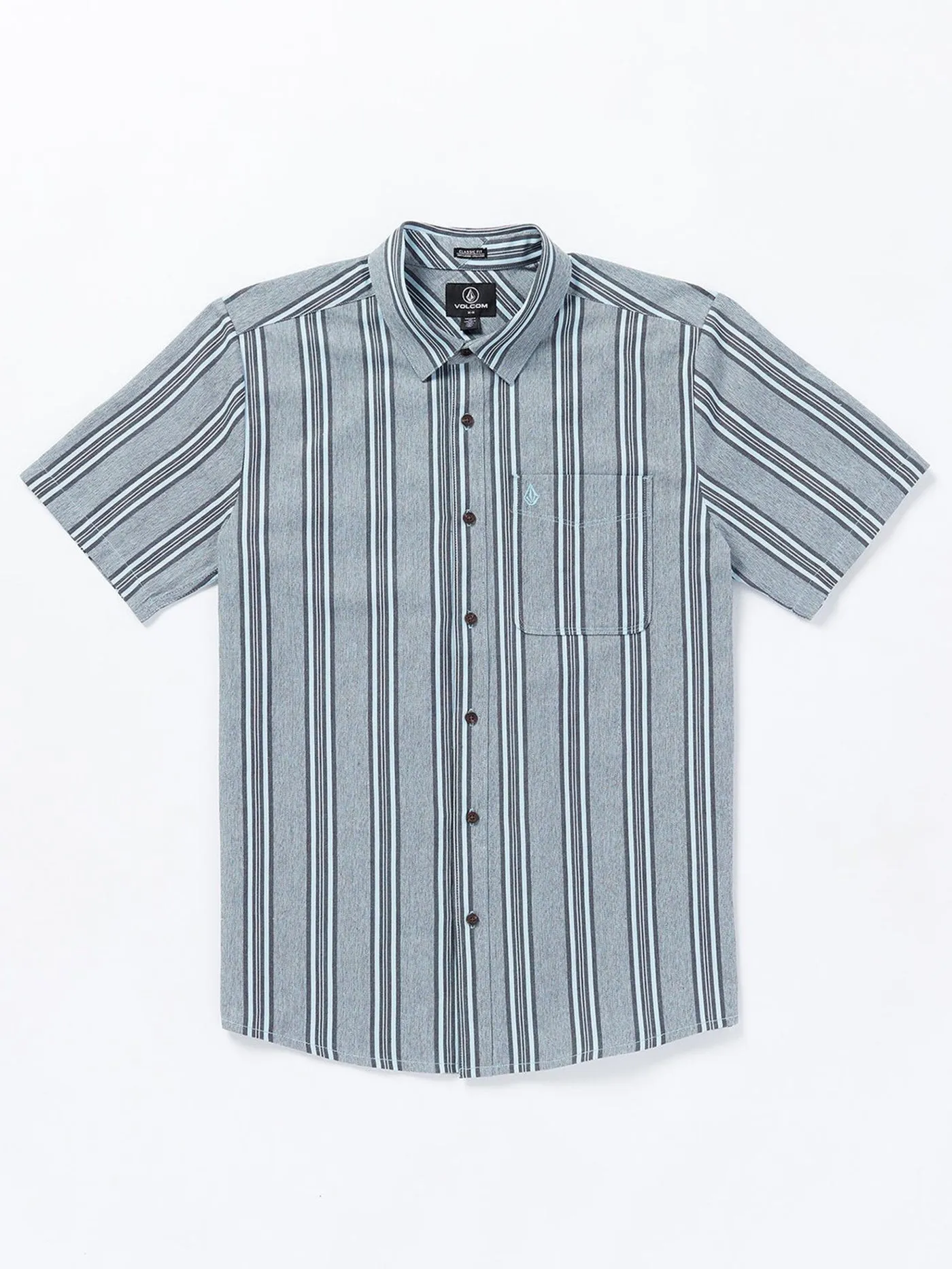 Newbar Stripe Short Sleeve Buttondown Shirt