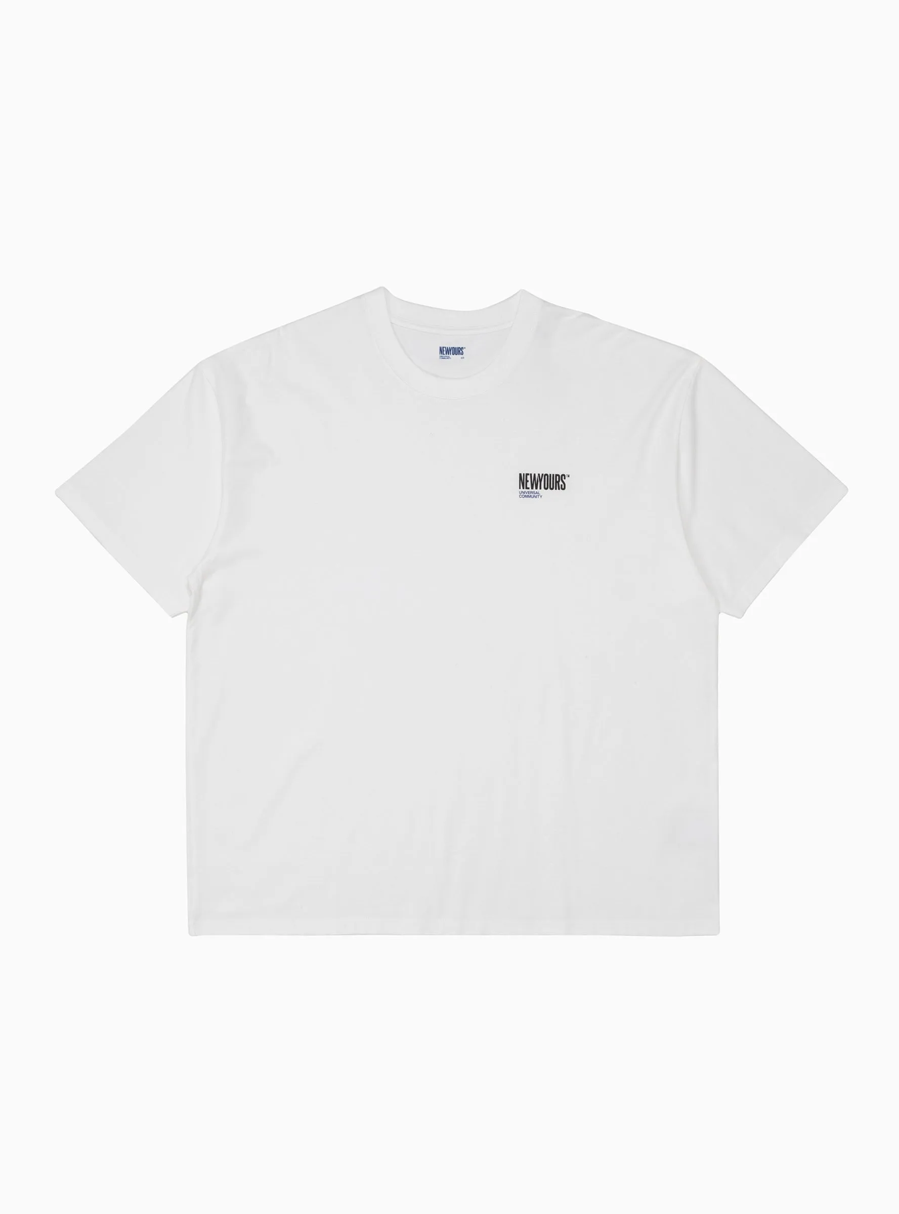 NEWYOURS UC T-shirt White & Black