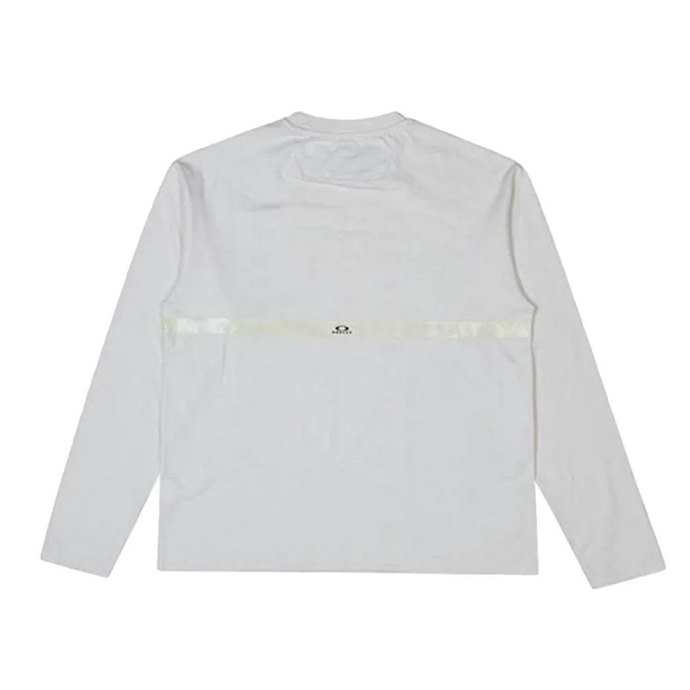 OAKLEY SIDE POCKET LONG TEE -WHITE