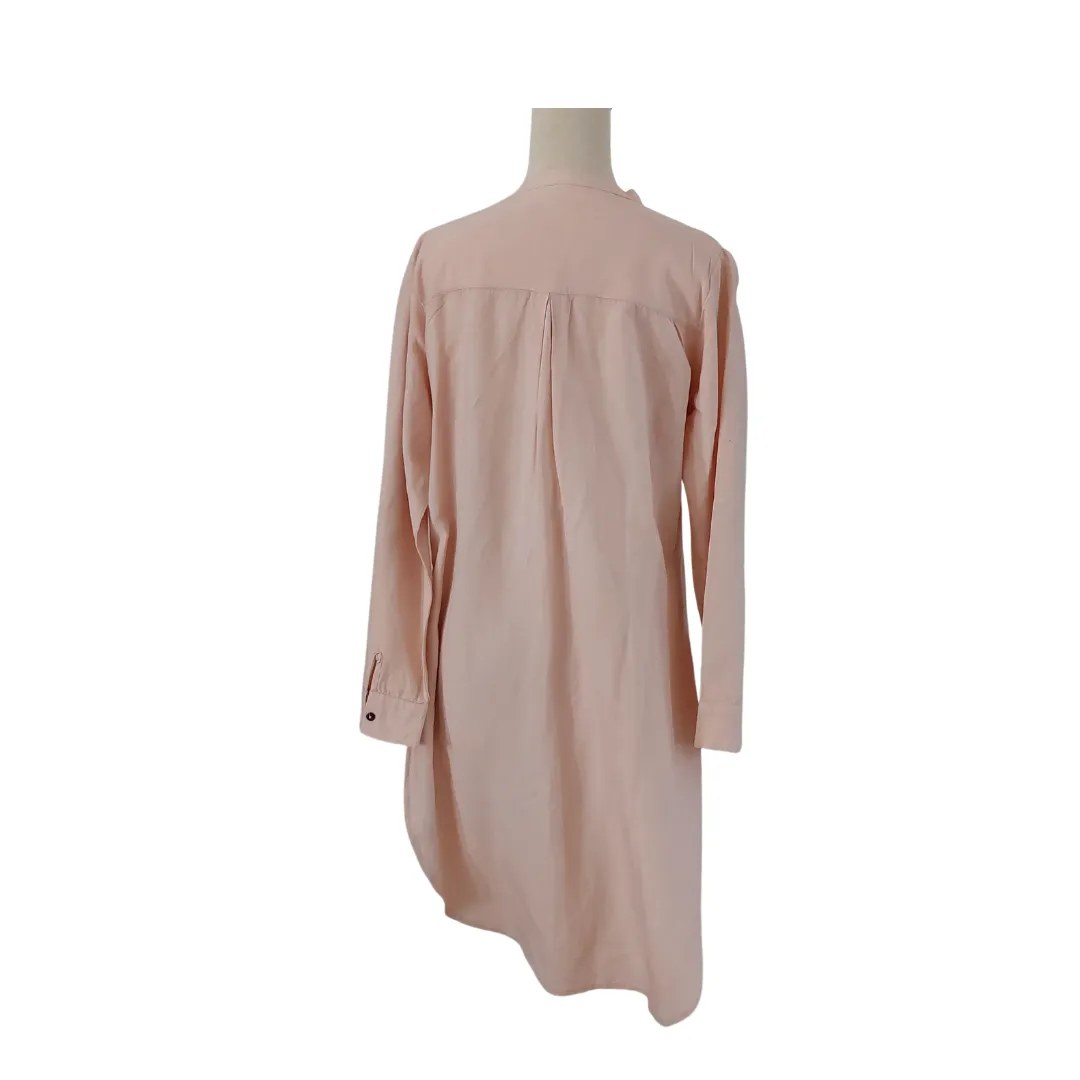 Odel Pink Linen Tunic Shirt | Gently Used |