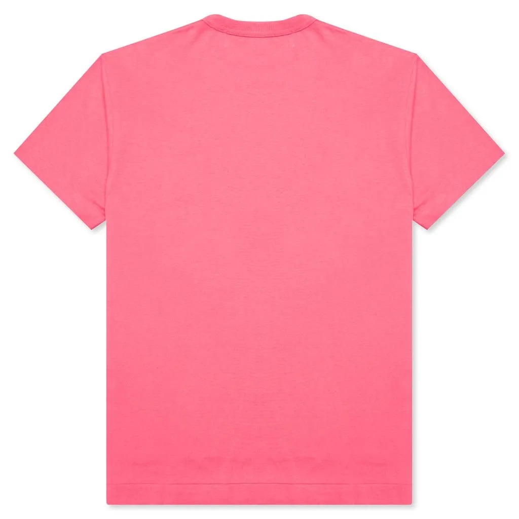 Pastelle Red Emblem T-Shirt - Pink