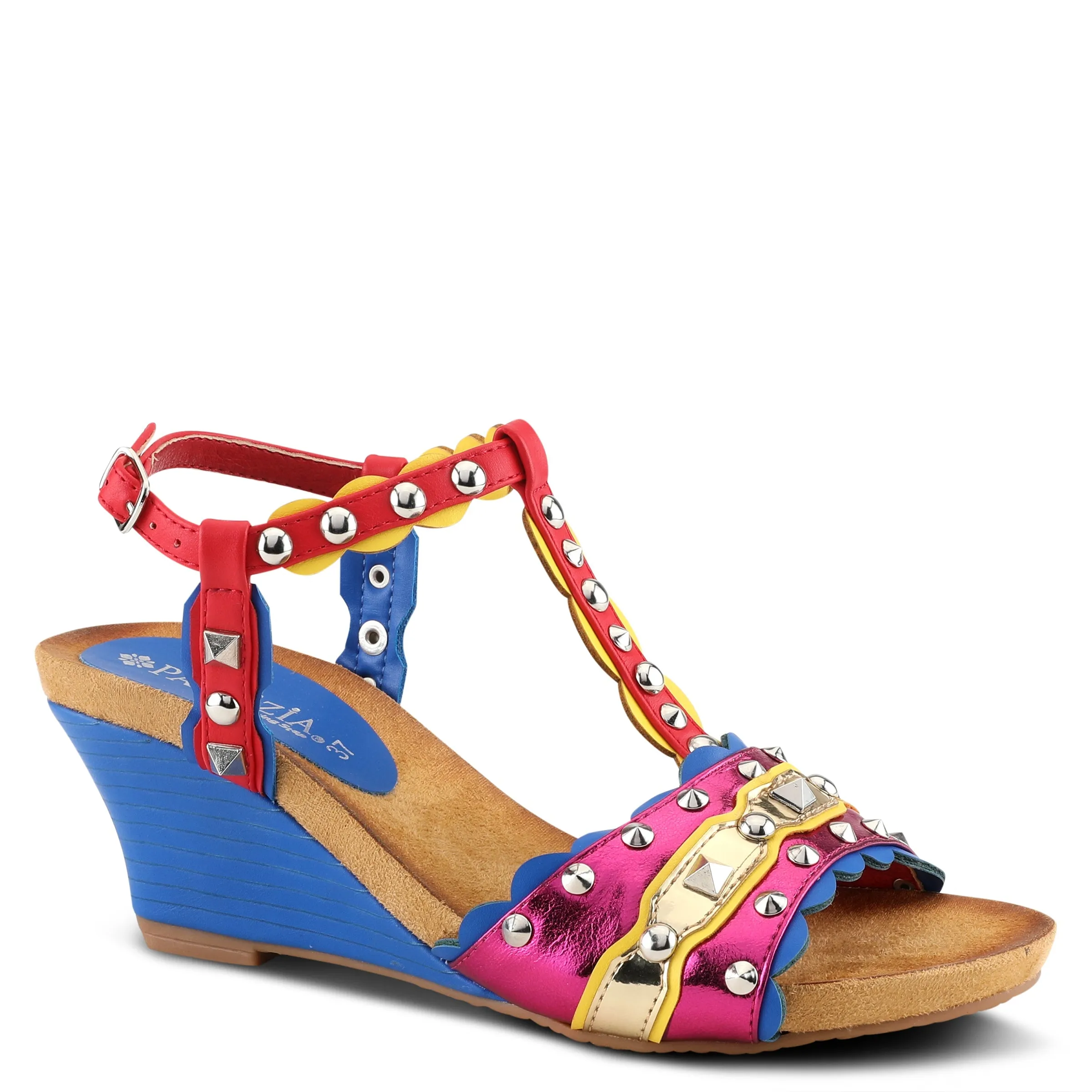 PATRIZIA WILDHONEY T-STRAP SANDALS