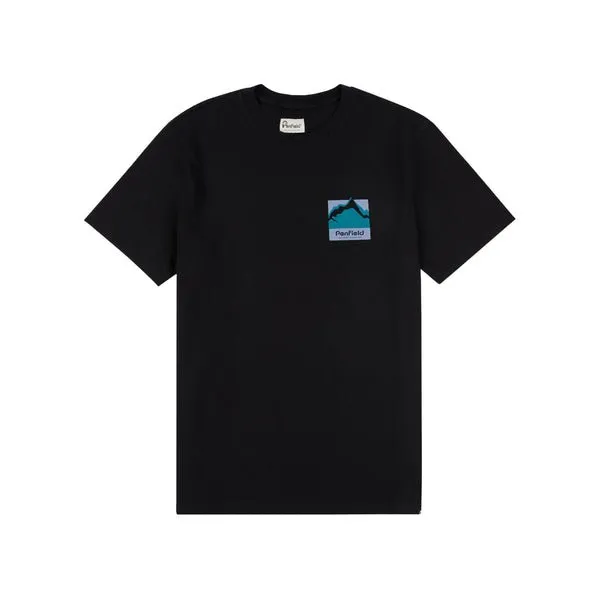 Penfield MOUNTAIN GRAPHIC T-shirt Black