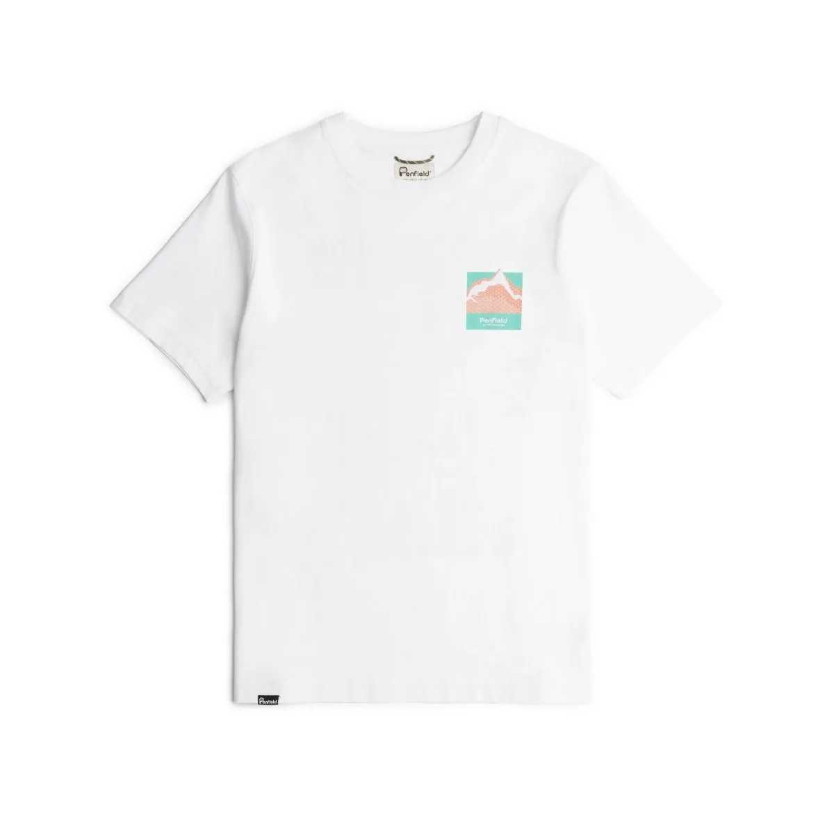 Penfield MOUNTAIN PRINT T-SHIRT White