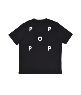 Pop Trading Company Logo t-shirt black/ white