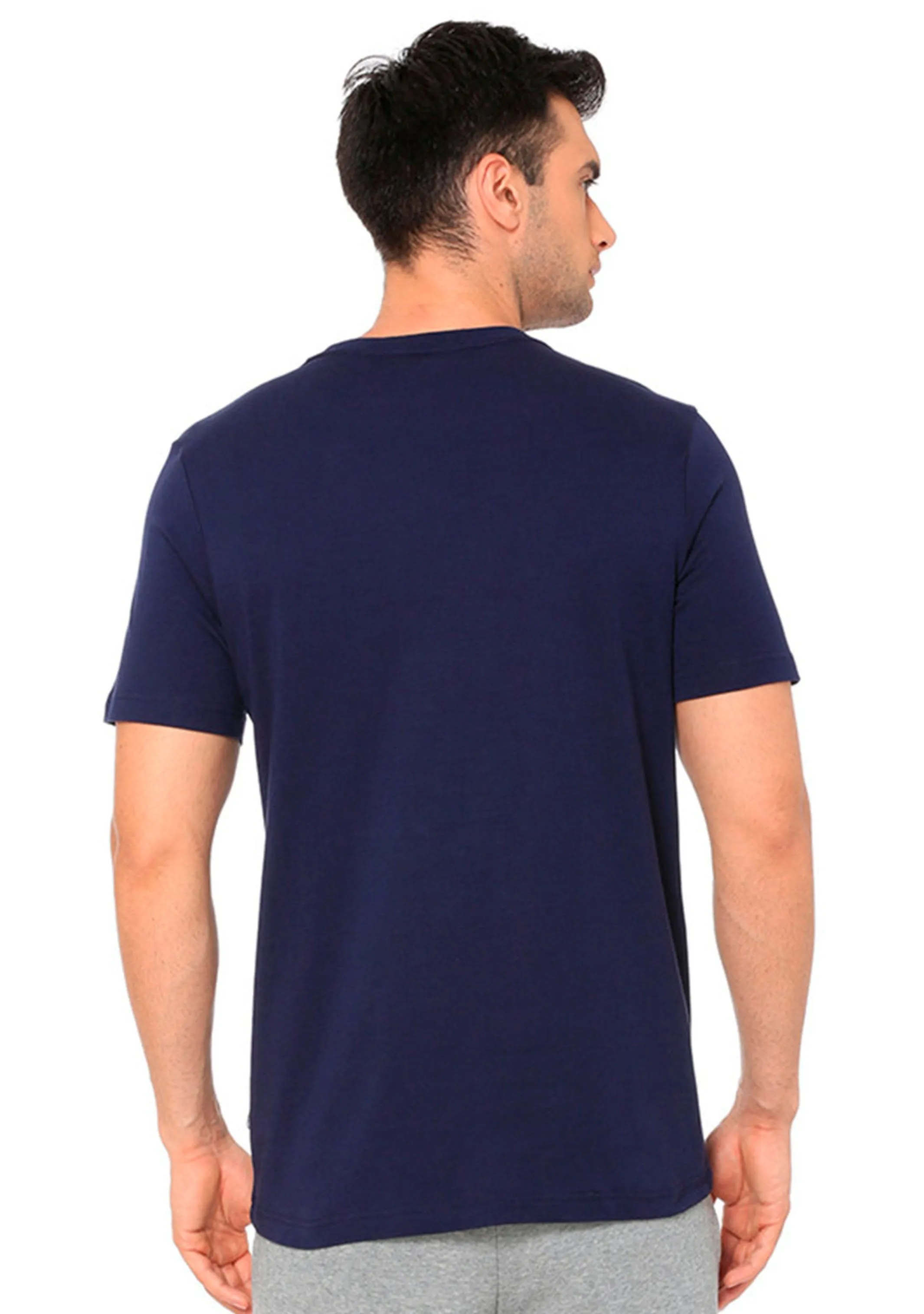 Puma Mens Essential Logo Tee Navy <br> 854742 05