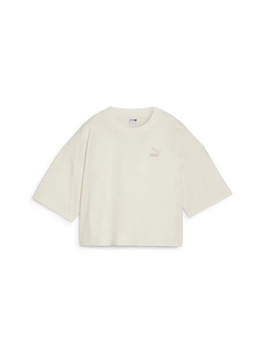 PUMA WOMEN'S  BETTER OVERSIZED WHITE TEE