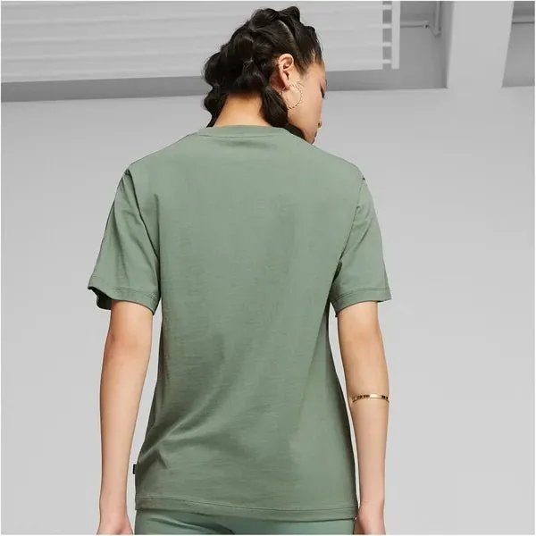 PUMA WOMEN'S ESS TAPE GREEN TEE