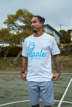 PĀPALE WHITE & BLUE T-SHIRT