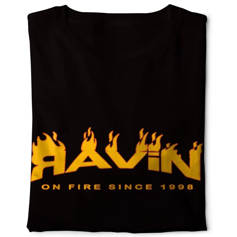 Ravin on Fire - Digital Graphics Basic T-shirt black