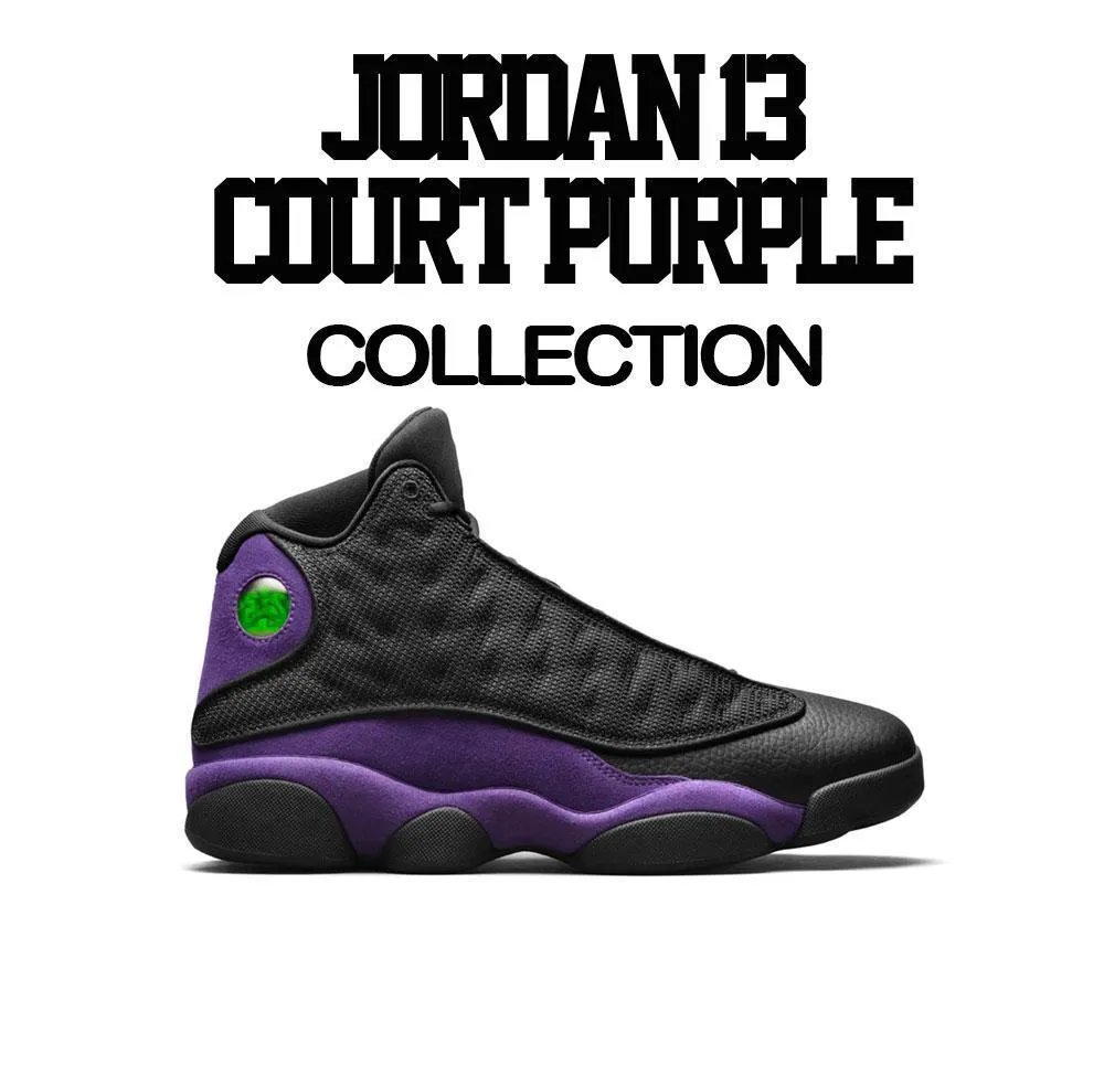 Retro 13 Court Purple Greatness  Shirt