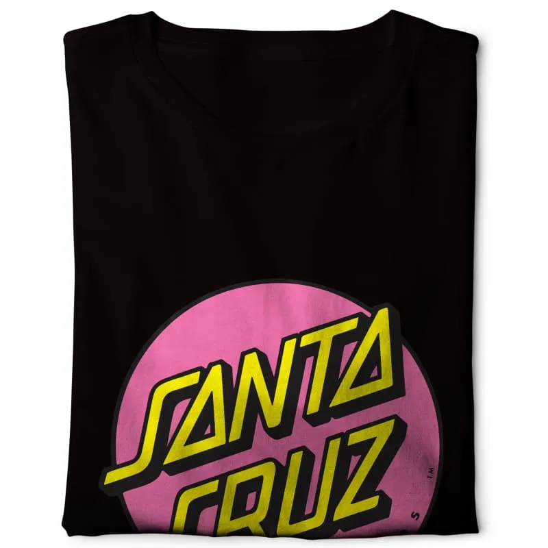 Santa Cruz pink - Digital Graphics Basic T-shirt black