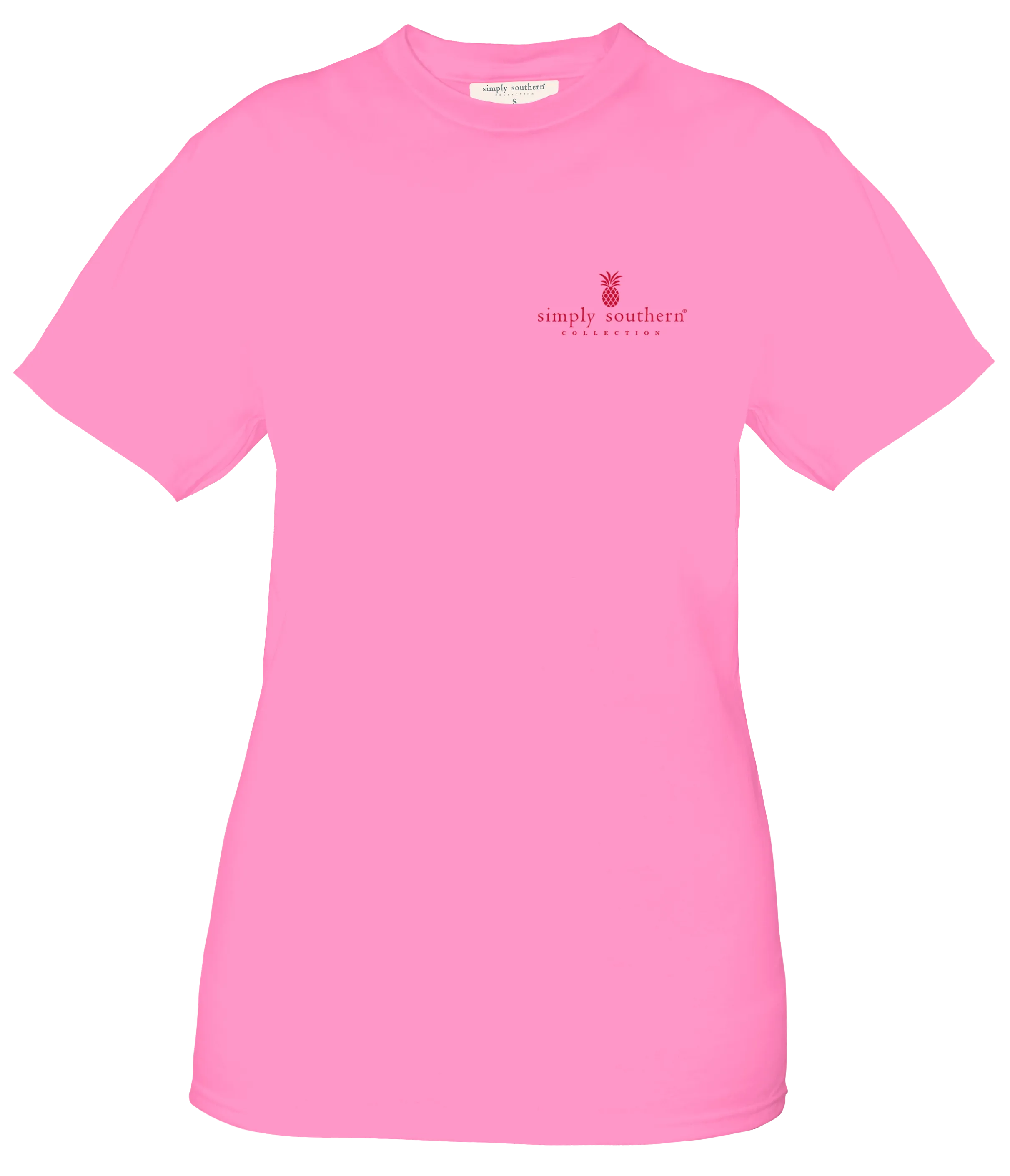 Simply Southern 'Just Dill with It' Pickle Jars Short Sleeve Tee in Fancy Candy Pink in Adult and Youth