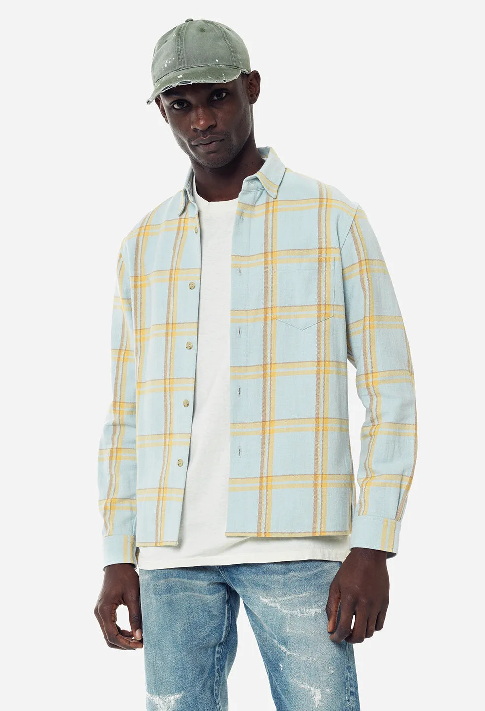 Sly Straight Hem / Blue X Yellow