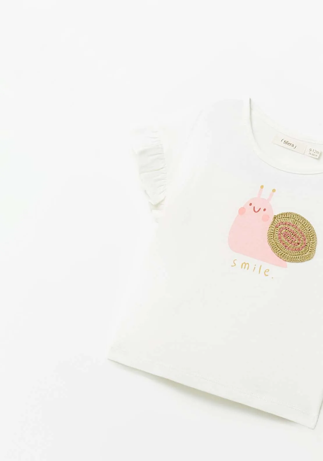 Snail T-Shirt - White