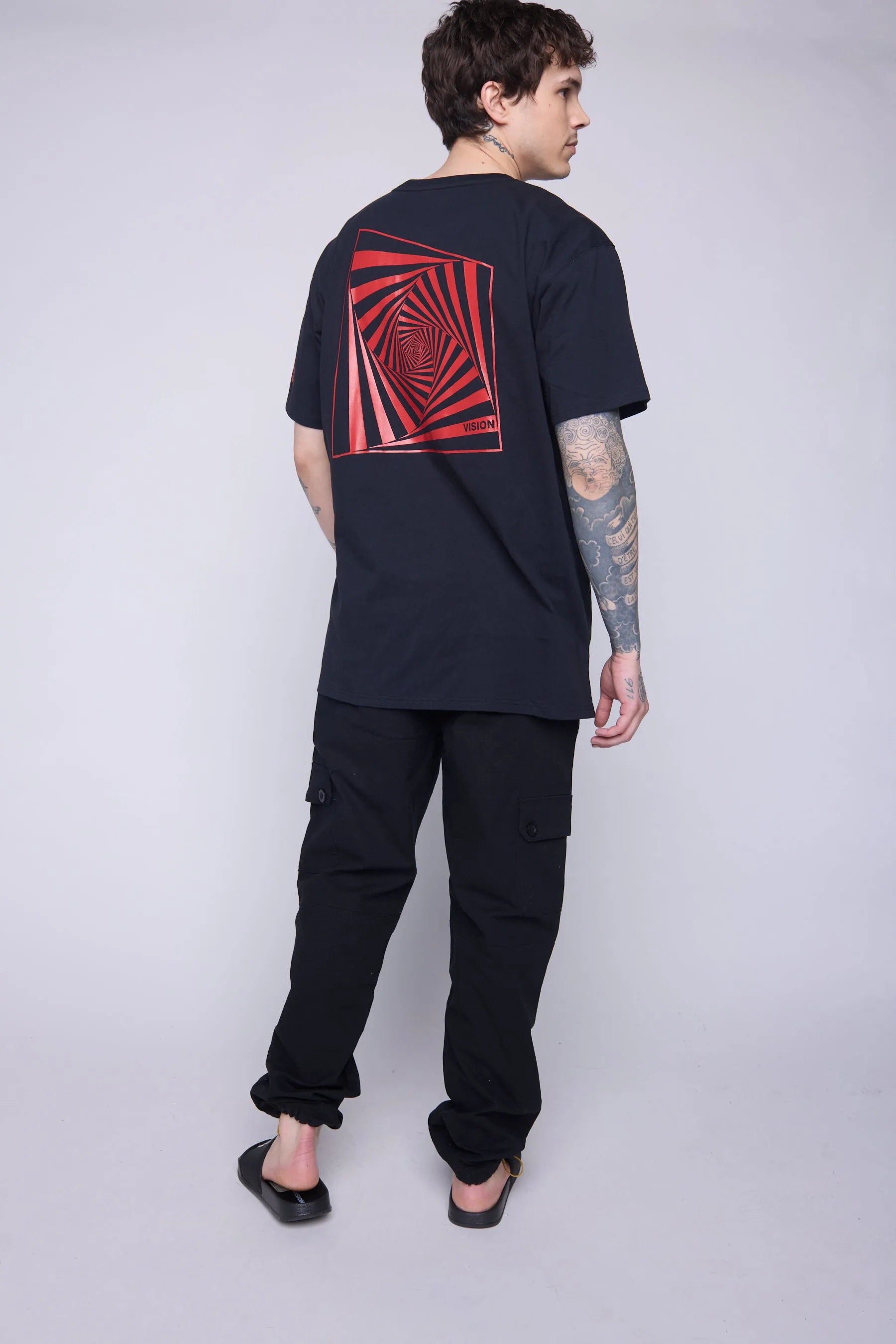 Spiral Box T-Shirt - Black