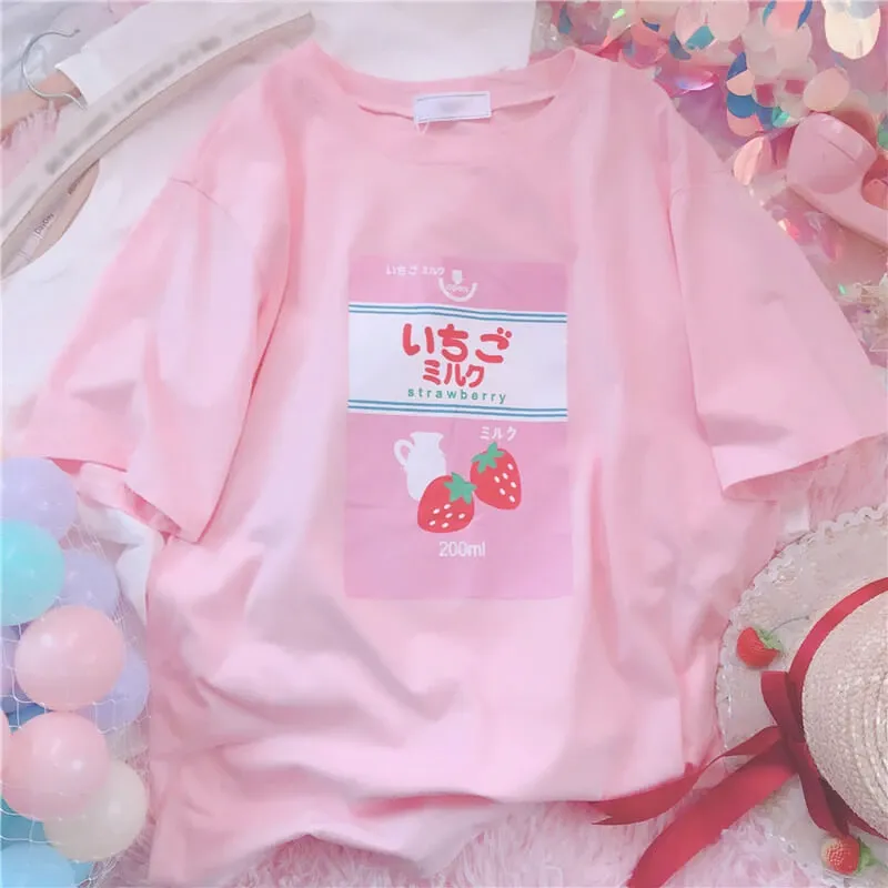 Strawberry Milk Top AD210153