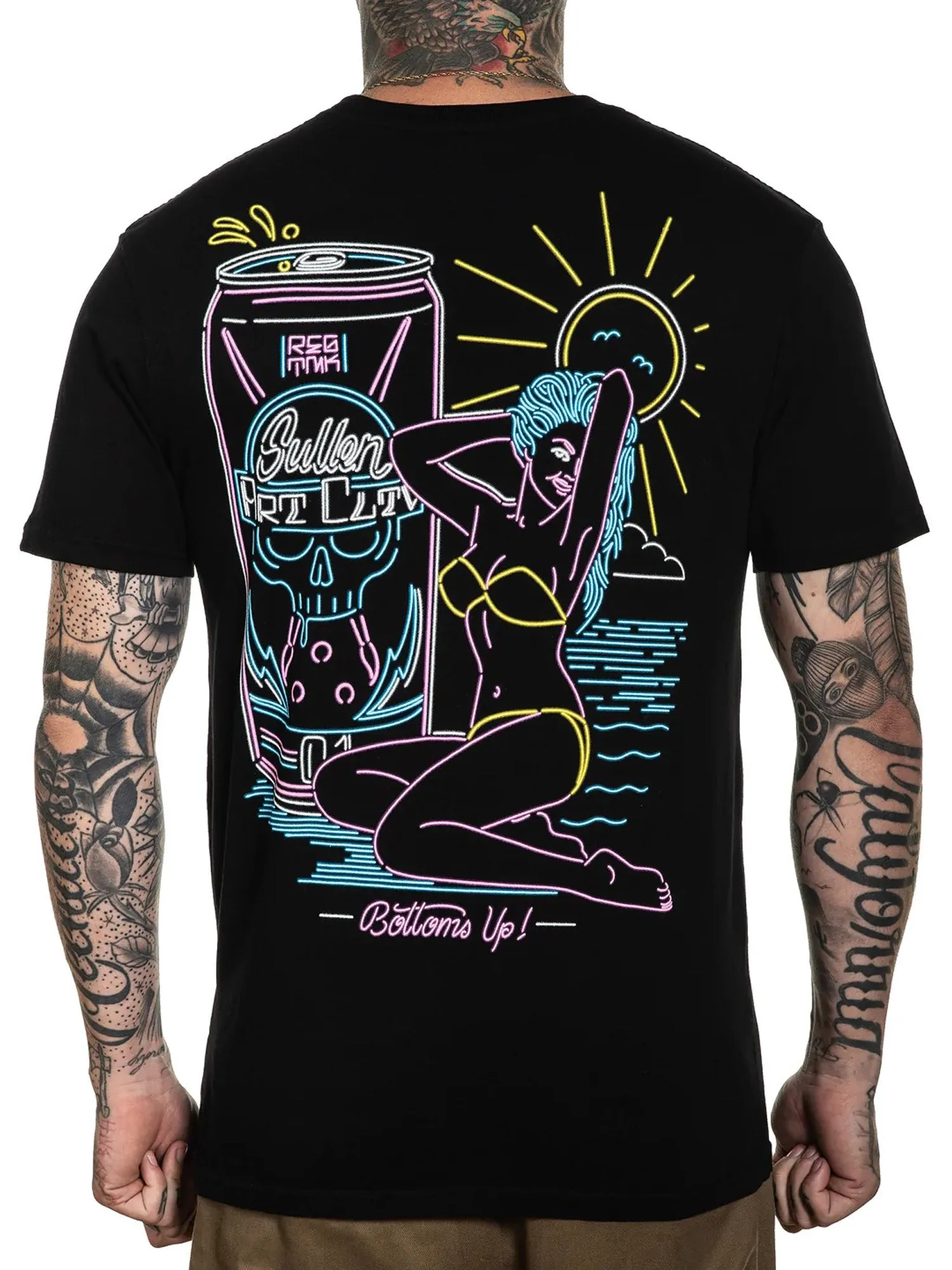 Sullen Men's Neon Paradise Short Sleeve Premium T-shirt