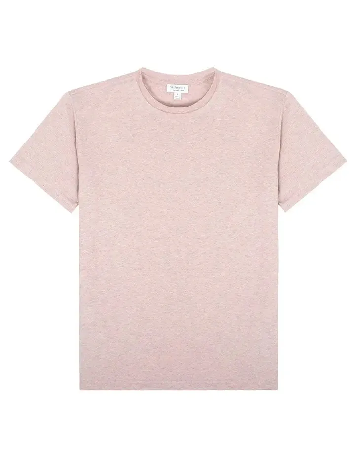 Sunspel Classic T-Shirt Shell Pink Melange