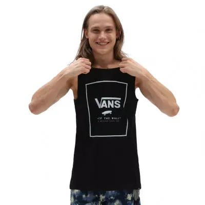 T-Shirt Vans MN Print Box Tank Black/ballad Blue