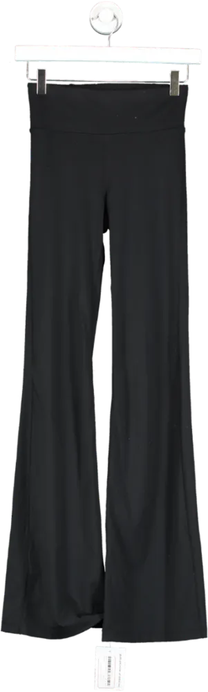 T/ALA Black High Waist Flared Legging UK S