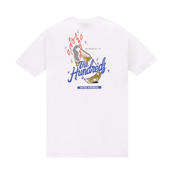 The Hundreds Burn 'Em T-Shirt White