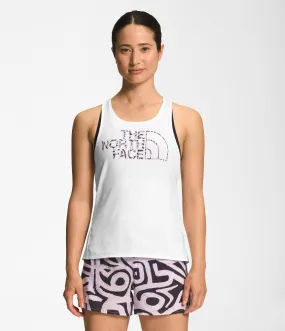 The North Face Flight Weightless Tank (Women's) TNF White/Lavender Fog Print