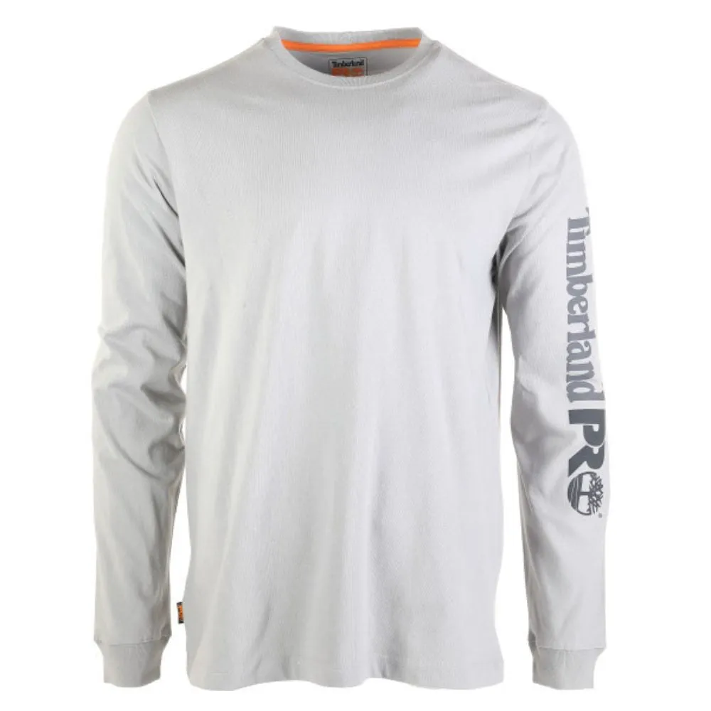 Timberland PRO Men's Core Logo Long-Sleeve T-Shirt - Grey