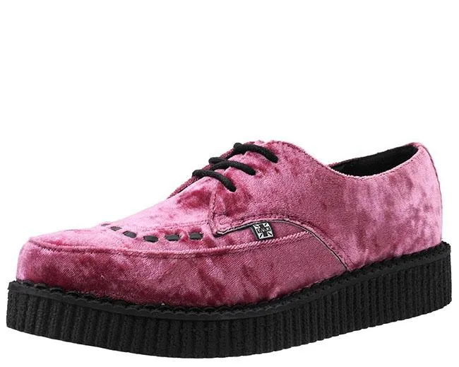 TUK-A9197 Crushed Velvet Pointed Creeper