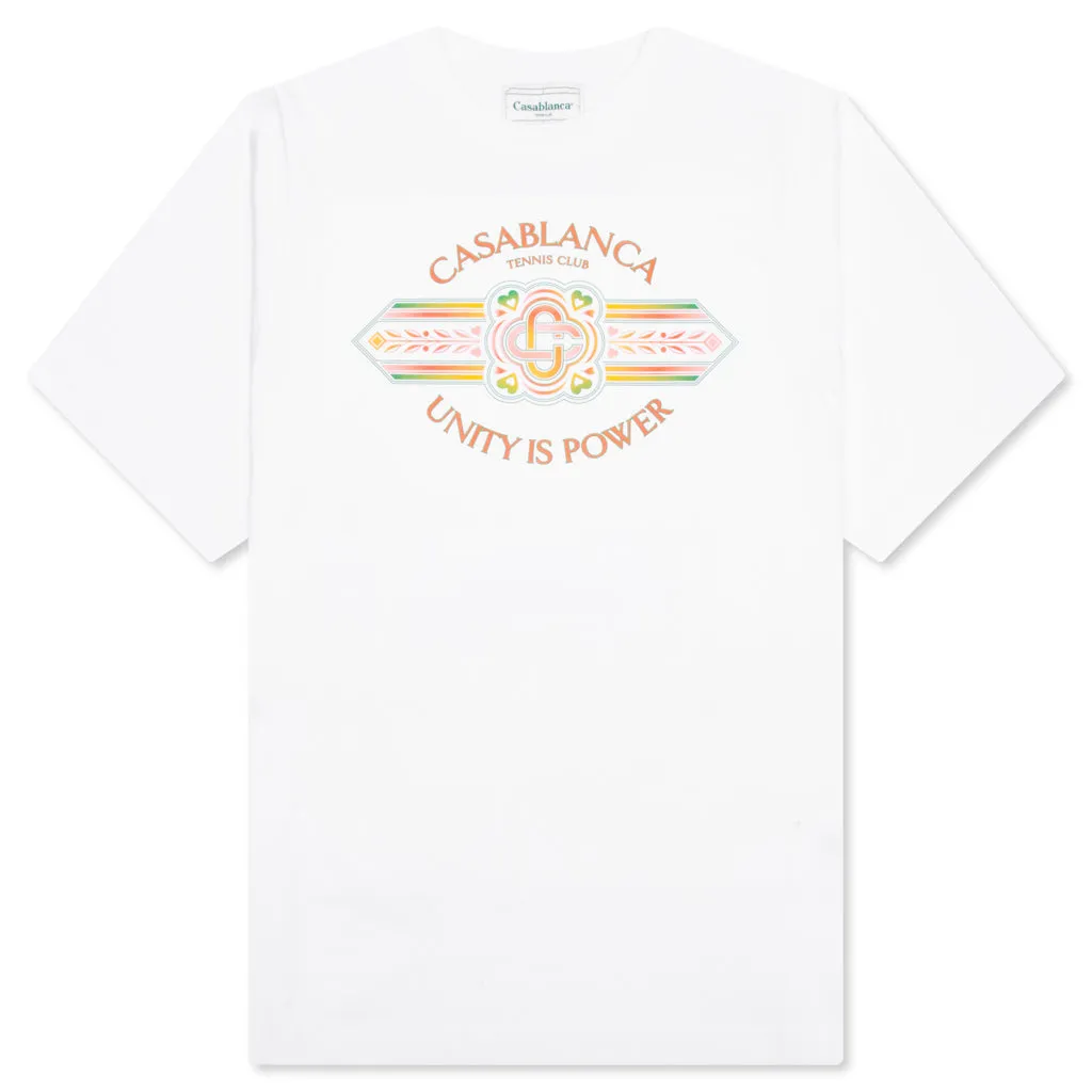 Unity Is Power T-Shirt - White