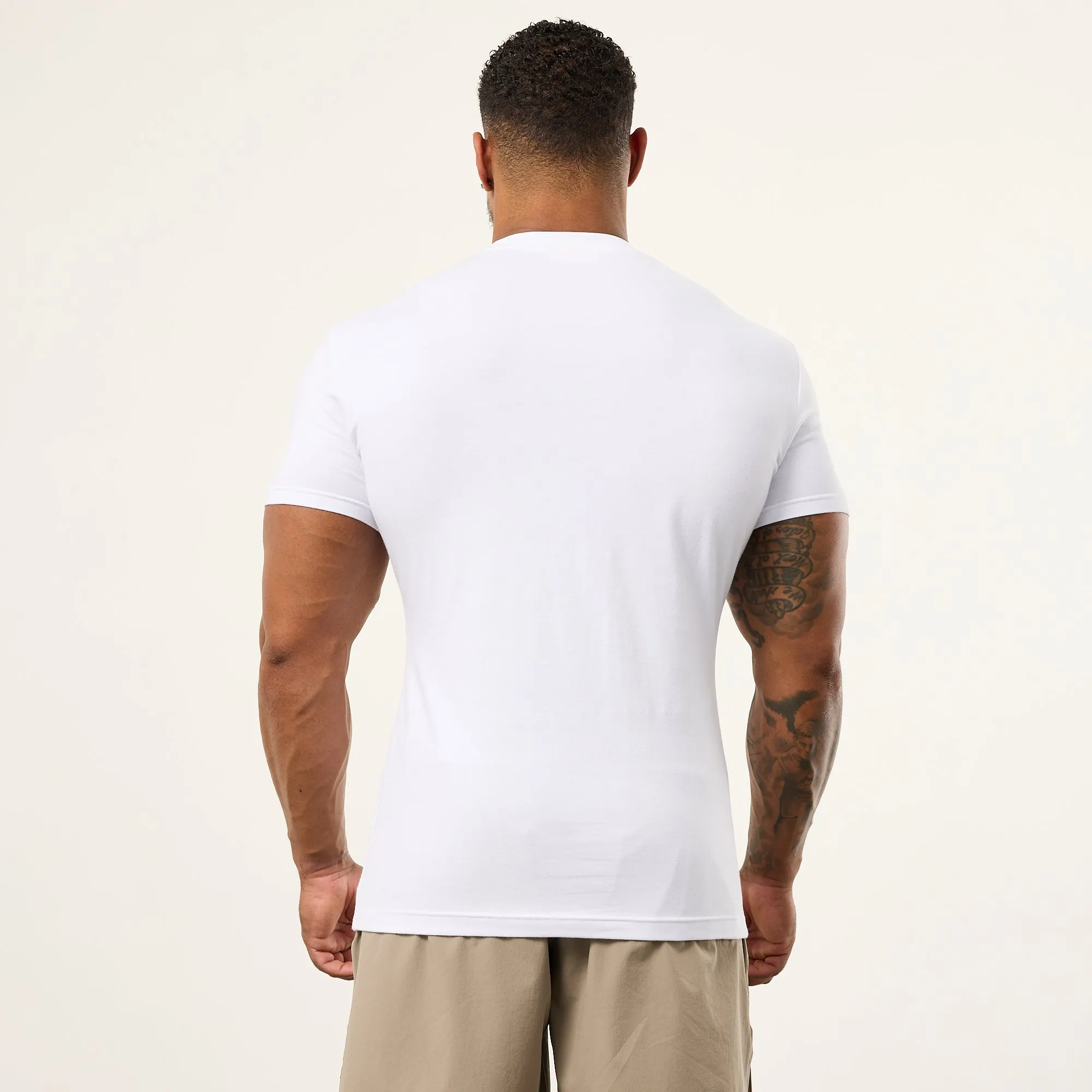 Vanquish White Signature Fitted T Shirt