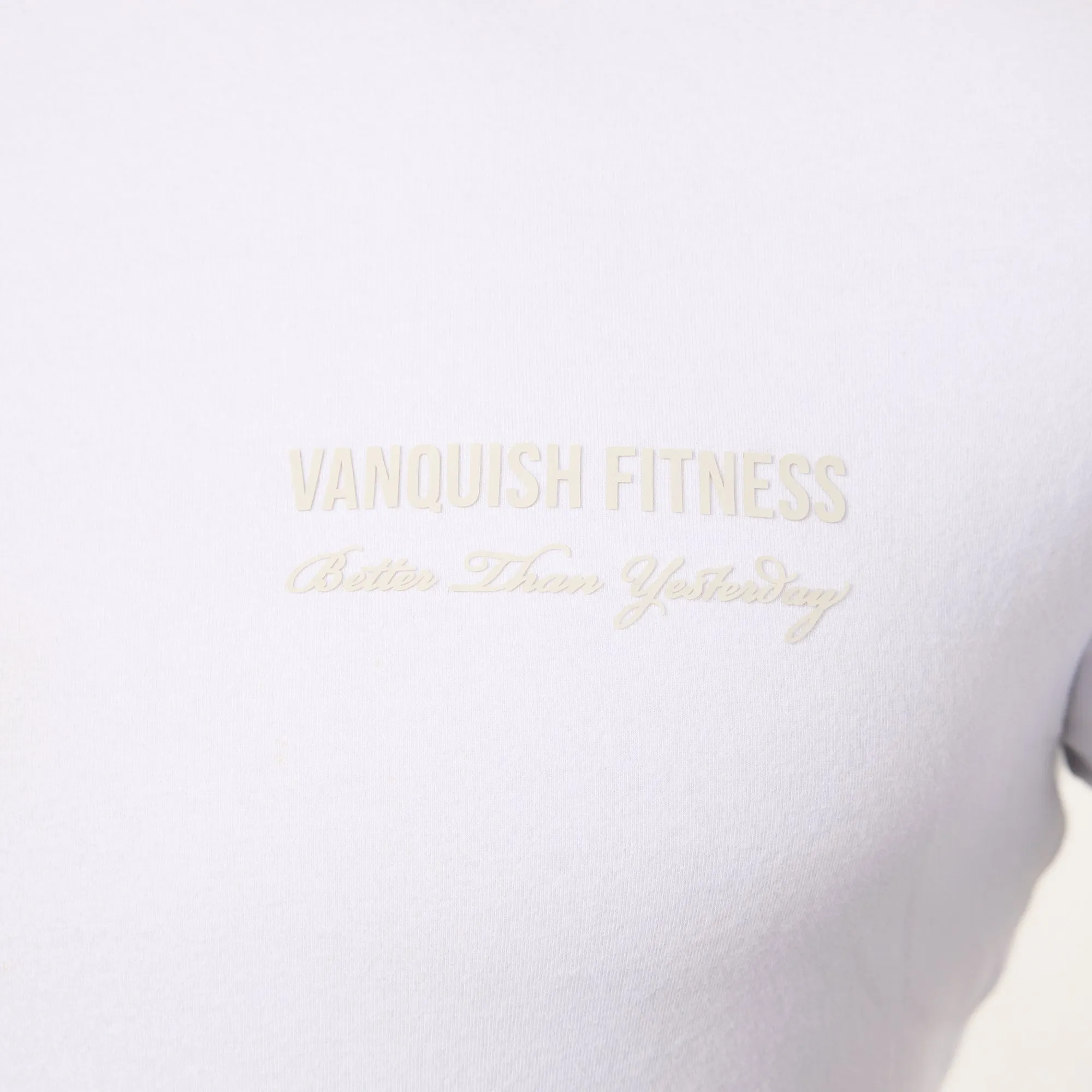 Vanquish White Signature Fitted T Shirt