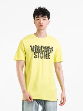 VOLCOM SHATTERED SHORT SLEEVE T-SHIRT - LIMEADE - CLEARANCE