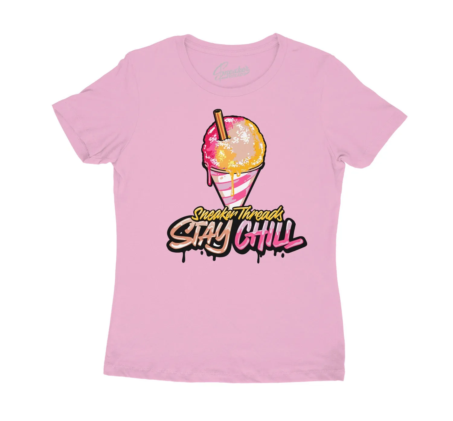 Womens Arctic Punch 8 Shirt - Stay Chill - Pink