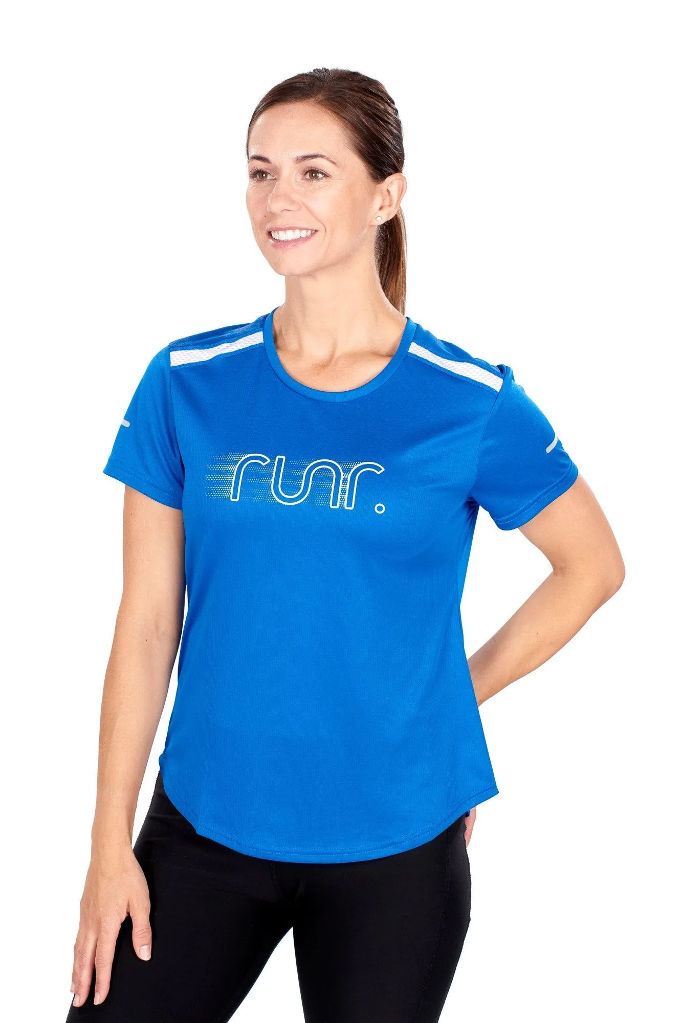 Women's EcoTek Runr Technical T-Shirt - Electric Blue