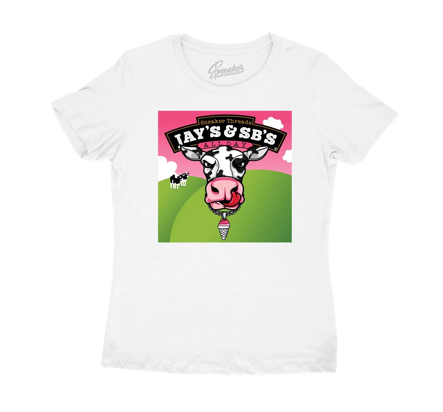 Womens - Ice Cream 12 Jays & SBs Shirt