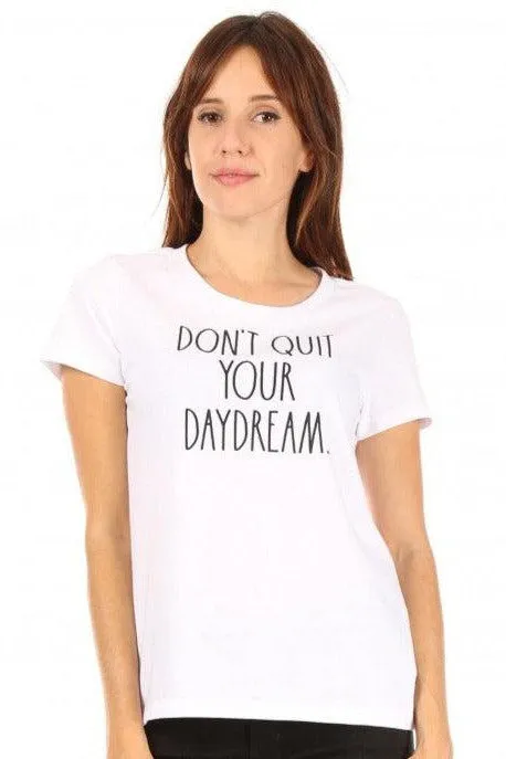 Women's "DON'T QUIT YOUR DAYDREAM" Short Sleeve Icon T-Shirt