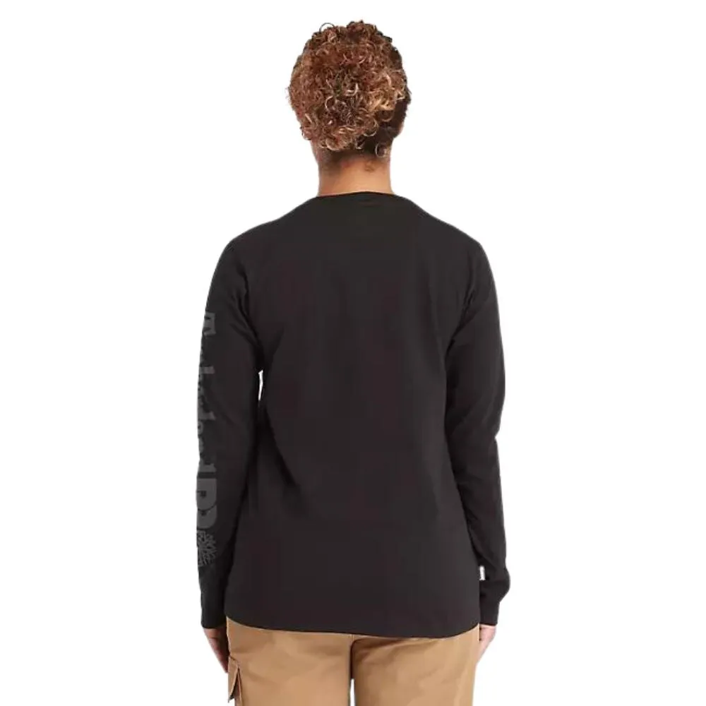 Women's Timberland PRO Cotton Core Long-Sleeve T-Shirt TB0A6D8J001 - Black