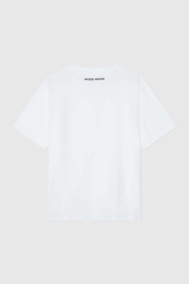 Wood Wood Haider Heaven T-shirt White