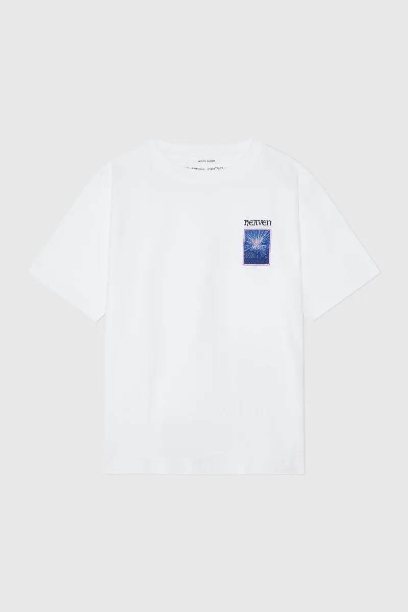 Wood Wood Haider Heaven T-shirt White