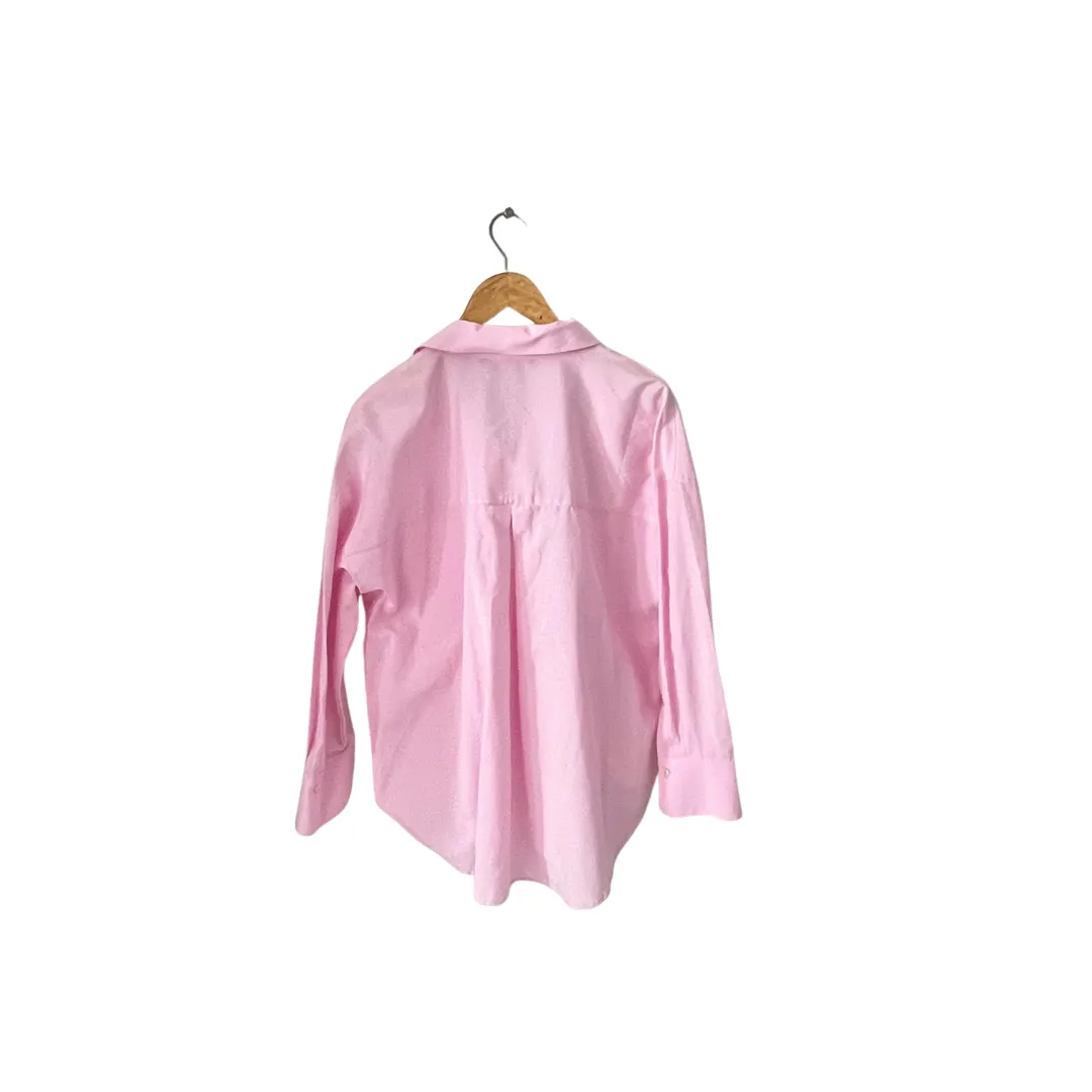 ZARA Light Pink Collared Shirt | Brand New |